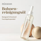 mixsoon Bean Cleansing Oil 6.59 fl oz / 195ml Lightweight Oil Cleanser Make up Remover for daily skin care routine Korean Glass Skin Care
