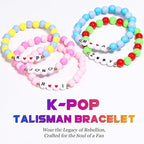 AICase for Kpop Merch Cosplay Inspired Bracelets Outfit Costume 5 Pcs Stackable Stretch Friendship Beaded Bracelets for k pop Merchandise Jewelry Gifts for Fans Women Christmas Stocking_57