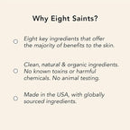 Eight Saints No Plans Clay Face Mask Skin Care Product, Natural and Organic Pore Reducing Clay Facial Mask to Remove Blemishes, Acne, Oil, and Impurities, 2 Ounces