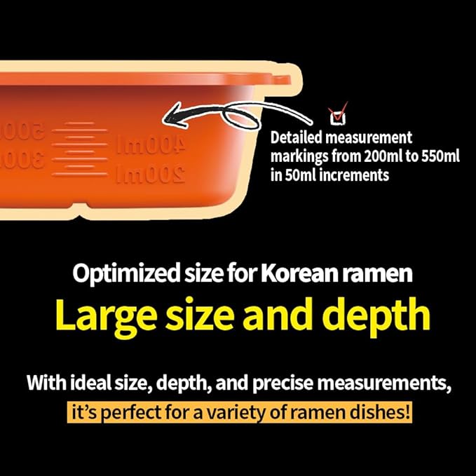 Seoul Ramen Hybrid Cooker | Microwave Ramen in 6 Minutes | Perfect for Korea Ramen, Small Kitchen, or Office | Dishwasher-Safe, Microwaveable, BPA-Free (6 Pack) (Mix)