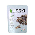 [HANBUGAK] Pepper Snack, Crispy Pepper Chips, Pepper Bugak, Korean Traditional Snack, No Artificial Preservatives, 5.29 oz (1.05 oz X 5ea)