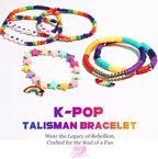 AICase for Kpop Demon Merch Inspired Bracelets 6 Pcs Stackable Stretch Friendship Beaded Bracelets for k pop Unique Merchandise Jewelry Gifts for Fans Women Men_2