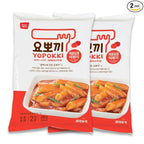 Yopokki Instant Tteokbokki Pack (Sweet Mild Spicy, Pack of 2) Korean Street food with sweet and moderately spicy sauce Topokki Rice Cake - Quick & Easy to Prepare