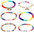 AICase for Kpop Demon Merch Inspired Bracelets 6 Pcs Stackable Stretch Friendship Beaded Bracelets for k pop Unique Merchandise Jewelry Gifts for Fans Women Men_2
