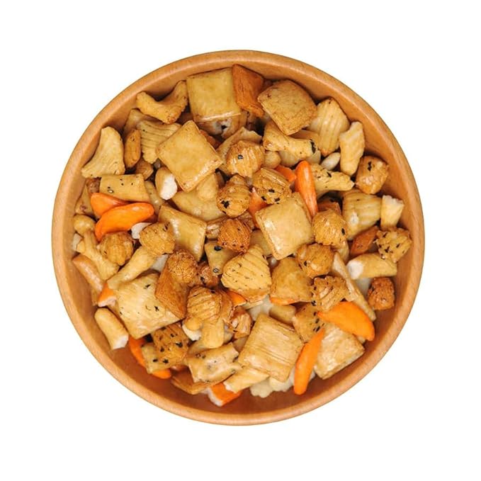 NY SPICE SHOP Oriental Rice Crackers – 3 Pound (48 oz.) – Oriental Rice Cracker Mix – Japanese Rice Crackers – Oriental Snack Mix – Party Rice Cracker