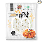 Korean Rice Cake, Tteokbokki, Fun-Shaped & Chewy, 1 Pack (2 Individual Package) Vegan, Non-GMO, Gluten-Free, Easy to Cook, 14.10oz per Pack (1 Pack)