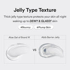 Abib Rice Probiotics Overnight Mask Barrier Jelly 2.7 fl oz I | Korean Overnight Sleeping Mask Cream Moisturizer for Glass Skin Slugging (Rice Probiotics/Barrier Jelly)