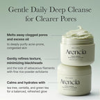 Korean Rice Mochi Face Cleanser - Face Wash, Gentle Scrub All in One for Deep Cleansing, Moisturizing, Pore Minimizing, Acne-Prone Skin, Removing Blackhead with Rice Water & Green Tea