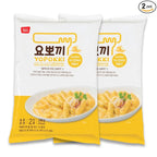 Yopokki Instant Tteokbokki Pack (Onion Butter, 2 Packs) Korean Street food with Onion Butter flavored sauce Topokki Rice Cake - Quick & Easy to Prepare