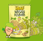 [Official Gilim HBAF Brand] Korean Seasoned Almonds 3 Flavor Pack Mix (wasabi, 1 x 190g, Honey Butter, 1 x 190g, Baked Corn, 1 x 190g)