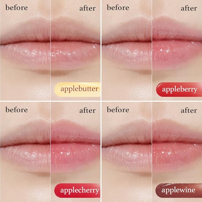 NOONI Vegan Applebutter Lip Mask Overnight – Hydrating Lip Balm & Butter with Shea Butter & Vitamins | Soothing Moisturizer, Softening Treatment for Dry Lips, 0.42 oz