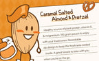 [Official Gilim HBAF] Korean Salted Caramel & Pretzel Almonds Nut Protein Snack | After-School, Lunch, Office, Work, Trip Camping Snack | Pre-workout Snack | Healthy Snacks| Korean Souvenir (Caramel Pretzel 1x190gram)