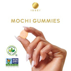 ISSEI Peach Mochi Gummies | Dye-Free Candy | Gluten-Free | Real Sugar, No Artificial Flavors or Colors | Award-Winning Japanese Candy | 4 Oz 1-Pack
