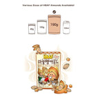 [Official Gilim HBAF] Korean Garlic Bread Seasoned Almonds Nut Protein Snack | After-School, Work, Trip Camping Snack | Pre-workout Snack | Asian Snack Korean Sovenior (Garlic Bread 1x190gram Pack)