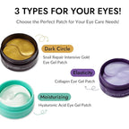 MIZON 24K Gold and Snail Mucin Hydrogel Under Eye Patches for Puffy Eyes Dark Circles Moisturizing Fine Lines Korean Skincare Pack of (Pack of 2, 120 Pairs)