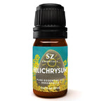 Helichrysum 100% Pure, Essential Natural Oil - Extracted from Helichrysum Italicum Immortelle - Pleasant & Sweet Scent with Floral Overtones - Therapeutic Grade & Vegan - 0.17 oz (5ml)