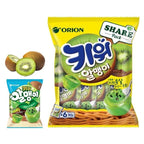 Korean Fruit Jelly Candy – Assorted Chewy Gummy Snacks – 5 Fruity Flavors (Grape, Plum, Lychee, Kiwi, Mango) – Individually Wrapped – Perfect for Kids & Adults – 알맹이젤리 (Kiwi–1.26oz(36g) × 6pack)