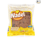 Nadel - Naturally Delicious Banana Nut bread, 8 Pack, Fresh Bananas, Crunchy Walnuts, Lunch snack breakfast bars Natural fresh brand, Cake Slices