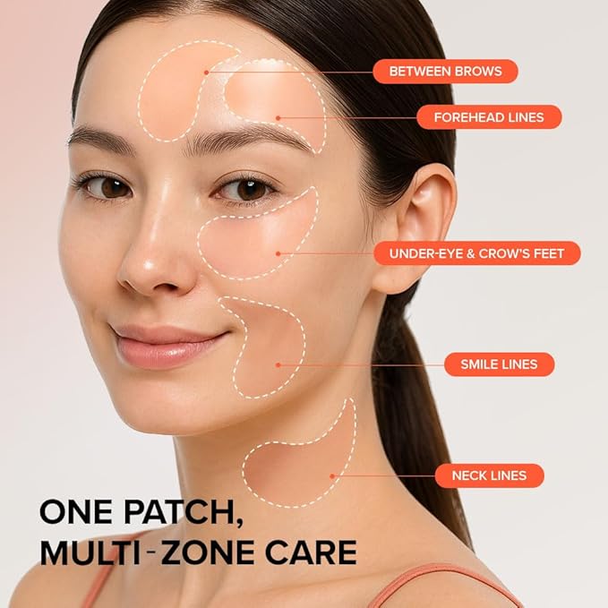 KLAVUU Real Vegan Collagen Eye Patches (60 Patches) - Korean Overnight Under Eye Mask for Puffy, Sagging Eyes, Fine Lines & Wrinkles | Elasticity Boost with Low-Molecular Carrot Collagen (500 Daltons)