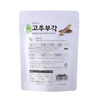 [HANBUGAK] Pepper Snack, Crispy Pepper Chips, Pepper Bugak, Korean Traditional Snack, No Artificial Preservatives, 5.29 oz (1.05 oz X 5ea)
