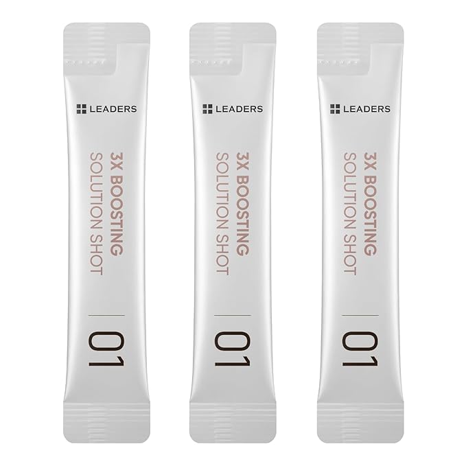 LEADERS 3X Boosting Modeling Mask | 3-Step Korean Skincare with Vitamin Set of 3 | For Dull, Tired Skin | Helps Restore Radiance, Vitality Glow | Revitalize Healthy Skin - 3 Pack (Vitamin)