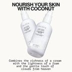 Pacifica Coconut Whip Cream to Foam Face Wash - Gentle Hydrating Facial Cleanser for Dry & Sensitive Skin, Moisturizing Daily Face Wash, Non-Comedogenic Vegan & Cruelty-Free, Dermatologist Tested 8oz