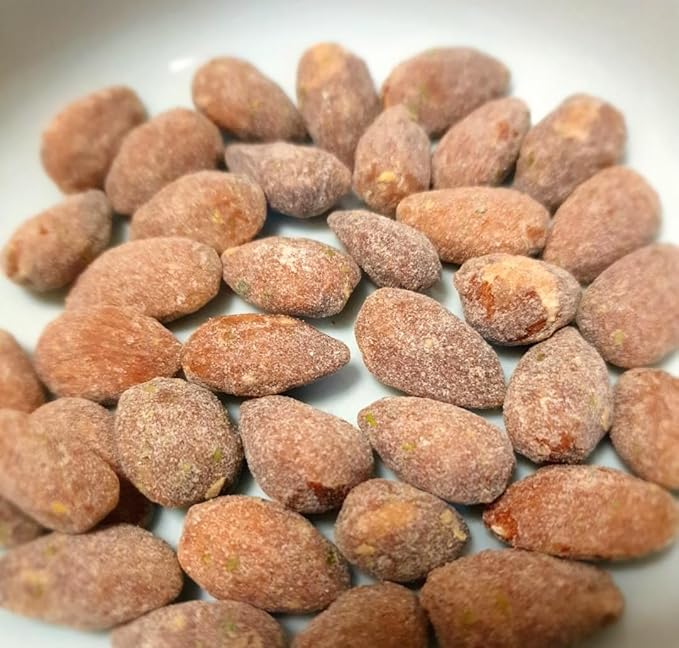 [Official Gilim HBAF] Korean Spicy Green Chili Mayo Seasoned Almonds Nut Protein Snack | Nutritious & Gluten Free | Work, Trip Camping Snack | Adult Snack | Pre-workout Snack | Korean Sovenior (Cheongyang Pepper Mayo, 1x190gram pack )