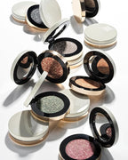 MAKE Beauty Multi-Chromatic Eye Shadow. Metal Reflecting Luminous Foil Finish Creamy, Buildable, Dimensional Long-wear, Crease-proof Powder Eyeshadow, Multichrome Shade - Rover, Magenta Pink