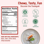 Korean Sliced Rice Cakes – Chewy Tteok for Tteokbokki and Tteokguk, Vegan, Gluten-Free, Non-GMO, 21.16 oz (3 x 7.05 oz Bags), 1 Pack