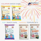 Japanese Tempura Seaweed Snack Chips, Noriten – 3 Flavor Variety Pack, 0.95oz x 6, Made in Japan by Swashbuckle Snacks
