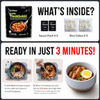 O’Food Tteokbokki Korean Rice Cakes – [Garlic | Pack of 1] – Gluten-Free (Except BBQ), Healthy/Savory/Bold/Fiery, 0 Cholesterol/ 0 Trans Fat/No MSG/No Corn Syrup, Spicy Street Snack, Ready in Minutes