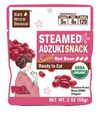 【Eat More Beans】STEAMED ADZUKI SNACK -Sweet Red Bean, steamed bean, Organic Adzuki Beans, healthy USDA Certified, Vegan, Non-GMO (2oz, 10packs)