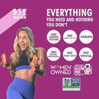 B.T.R. Nation Vegan Keto Plant Based Protein & Fiber Bars - High Protein (Sampler Pack) | (9 Pack) | Low Carb & GF, Free of Sugar Alcohols, Dairy, Soy and Boosted with Powerful Superfoods!