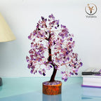 YATSKIA Amethyst Crystal Tree Stones and Crystals Tree of Life, Crystal Home Decor, Good Luck Gifts, Spiritual Gifts for Women