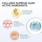 Hydrating Soothing Sheet Masks Gift Set for Skincare, Korean Vegan Sheet Mask for Dry, Sensitive Skin, Calming, Smoothing, Brightening, Collagen, Ceramide, Cica, Hyaluronic Acid 30EA