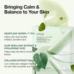 ANUA Heartleaf 70 Soothing Collagen Mask, Overnight Face Mask for Glass Skin, hyaluronic acid, Collagen, Soothing & hydration Facial Mask for Sensitive Skin, Natural Color, Korean Skin Care (38g, 4ea)