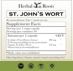 Herbal Roots Mood Duo, Organic St. John's Wort and Ashwagandha Supplement, Natural Mood Support, Non-GMO