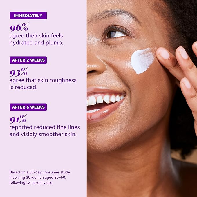 ANAI RUI Bakuchiol Face Cream for Women - Natural Retinol Alternative Anti Aging Moisturizer with Squalane & Collagen, Hydrating Wrinkle Cream for Day&Night Use 1.7 Oz
