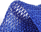 2pc African Net Long Bath Net Sponge,JASSINS African Bathing Sponge,Body Exfoliating Long Net Shower Body Scrubber Back Scrubber Skin Smoother,Stretch Length to 66 INCH