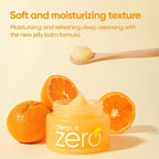 BANILA CO Clean it Zero Brightening Cleansing Balm | Korean Makeup Remover for Radiant Complexion | Vegan | Cleansing Oil, Facial Cleanser Made with Vitamin C & Citrus Extract (100ml / 3.38 fl.oz)