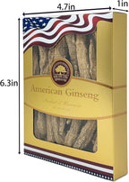 16OZ Hand Selected Cultivated Wisconsin American Ginseng Pearl Ginseng 花旗参/西洋参 精选珍珠参 - in Box. (Medium 4oz/Box*4)