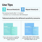 ZealSea Cicalix & Ceramidbar Face Masks Skincare, All-in-one Proven Derm Solution Facial Mask for Visibly Soft | Plump | Quenching | Anti-aging, Soothing & Refreshing, Strengthen & Restore, 4+4 Duo