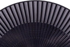 Amajiji 8.27"(21cm) Hand Held Bamboo Silk Folding Fan Hand Fan,Chinese/Japanese Charming Elegant Vintage Retro Style,Women Ladys Girls Best Gifts (Black-2)