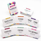 3-Pack Gift Set Korean Basic Conversation Flashcards – Essential Phrases, Everyday Situations, Slang + Free MP3 Audio