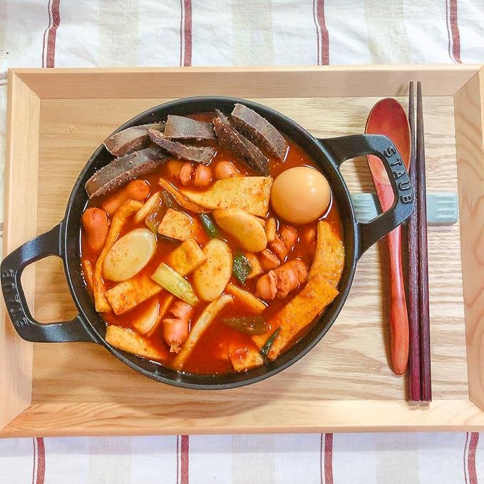 Unha's Asian Snack Box Sliced Korean Rice Cakes Tteokbokki, Chewy Tteok for Rice Cake Soup, Vegan, Gluten Free, Non-GMO – 21.16 oz (3 x 7.05 oz) 2 Pack