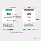55 Korean Slang Flashcards - 110 Popular Slang for Beginners