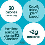 gimMe Organic Roasted Seaweed Sheets, Sea Salt, Keto, Vegan, Gluten Free, Great Source of Iodine and Omega 3’s, Healthy On-The-Go Snack for Kids & Adults, #1 Sea Salt, 0.17 Ounce (Pack of 40)