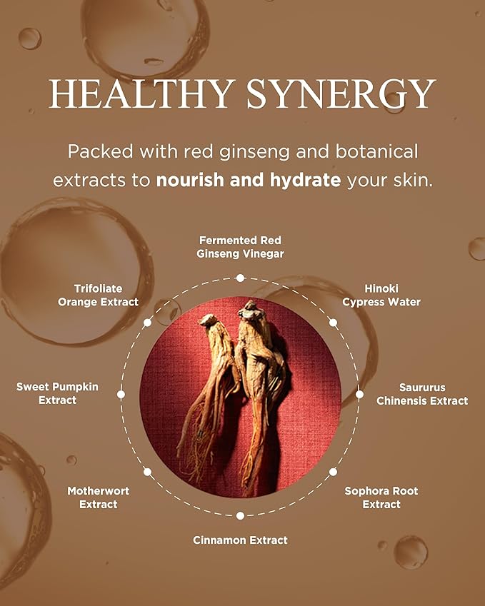 Bonyongo Red Ginseng Vinegar Cream – Intensive Hydrating and Firming Face Moisturizer for Smooth, Youthful Skin - Nourishing with Fermented Red Ginseng - Korean Skincare, 1.86oz.