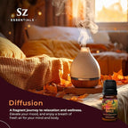 Pumpkin Spice Essential Blend Oil for Diffuser and Humidifier - 100% Pure and Natural - Rich Pumpkin Spice Scent, with Fruity and Spicy Overtones - Vegan - 0.17 floz (5 mL)