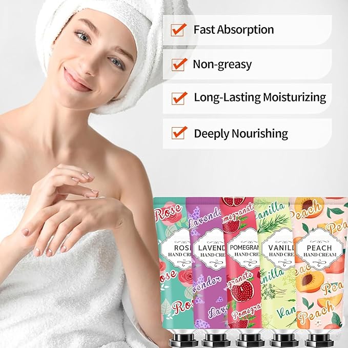 86 Pack Hand Cream Bulk Gifts,Stocking Stuffers Adults,Christmas Gifts for Women,Christmas Stocking Stuffers Teacher Appreciation Gifts Birthday Gifts,Natural Travel Size Lotion for Dry Cracked Hands